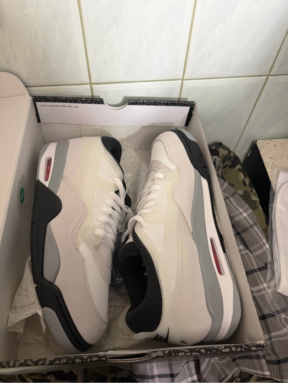 Nike Jordan 4 RPM low white black grey size 13 - Picture 10 of 14